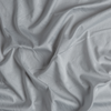 Bria Twin Flat Sheet | Cloud | A close up of cotton sateen fabric in cloud, a soft, subtle sky blue-grey.