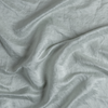Charmeuse Swatch | Cloud | A close up of silk linen charmeuse fabric in cloud, a soft, subtle sky blue-grey.