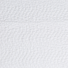 Cirillo Coverlet | White | close up of quilted cotton sateen in classic white.