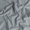 Harlow Blanket | Cloud | A close up of cotton velvet fabric in cloud, a soft, subtle sky blue-grey.
