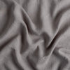 Linen Twin Duvet Cover | Moonlight | A close up of linen fabric in moonlight, a saturated, cool, mid-dark grey tone.