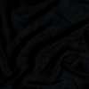 Linen Whisper Sham | Corvino | A close up of linen whisper fabric in Corvino, a black tone.