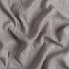 Linen Whisper Pillowcase (Single) | Moonlight | A close up of linen whisper fabric in moonlight, a saturated, cool, mid-dark grey tone.