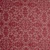 Vienna Sham | Poppy | A close up of cotton chenille fabric in poppy, a warm coral pink.