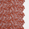 Allora Bed Scarf | Autumn | A close-up of Allora fabric in the colorway, Autumn, a rich terracotta tone.