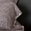Allora Lace Pillowcase (Single) | a close up of the cotton lace pillowcase cover with a  silk tencel pillowcase