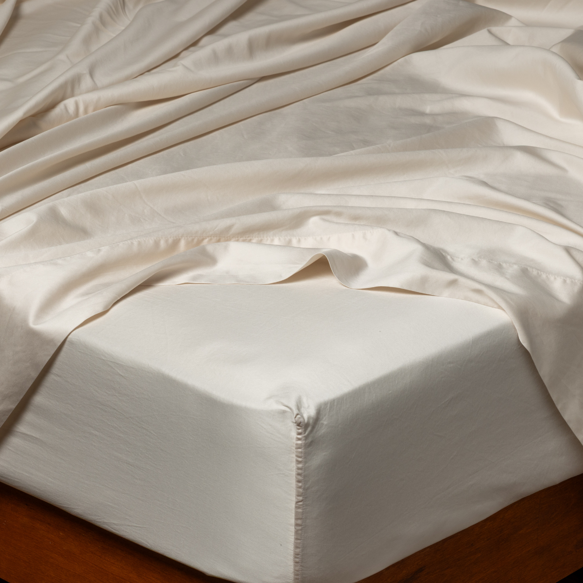 Bria Twin Fitted Sheets | Natural