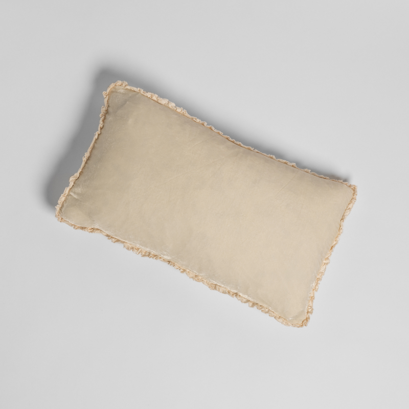 Carmen Throw Pillow | Crema