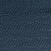 Cirillo Throw Pillow | Midnight | A close up of quilted cotton sateen fabric in midnight, a rich indigo tone.