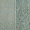 Georgia Blanket | Eucalyptus | georgia fabric shown with the cotton jacquard side on the left and chenille jacquard side on the right in eucalyptus, a soft light green