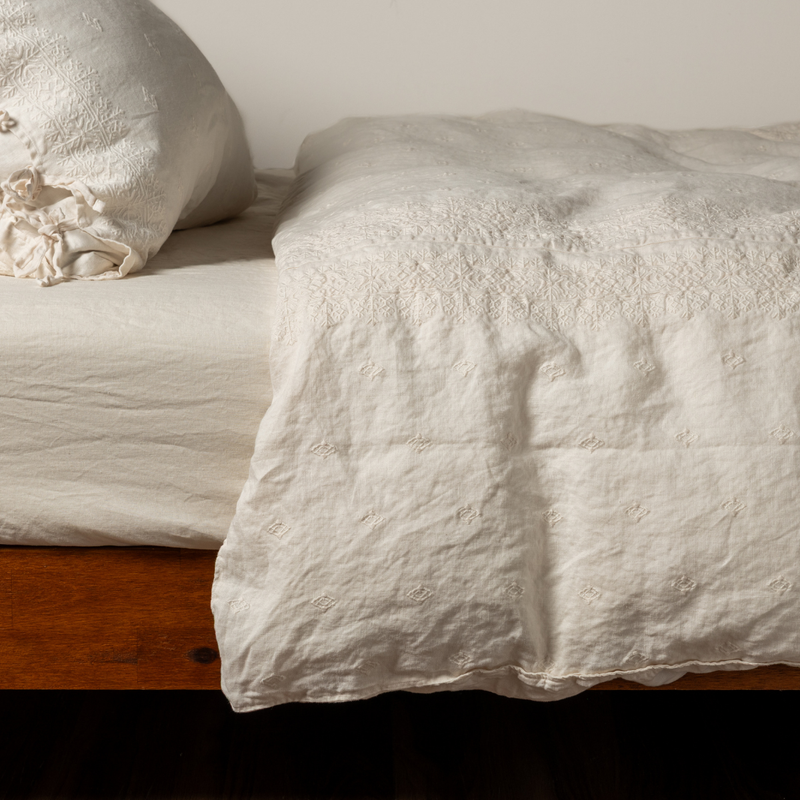 Ines Duvet Cover | Natural