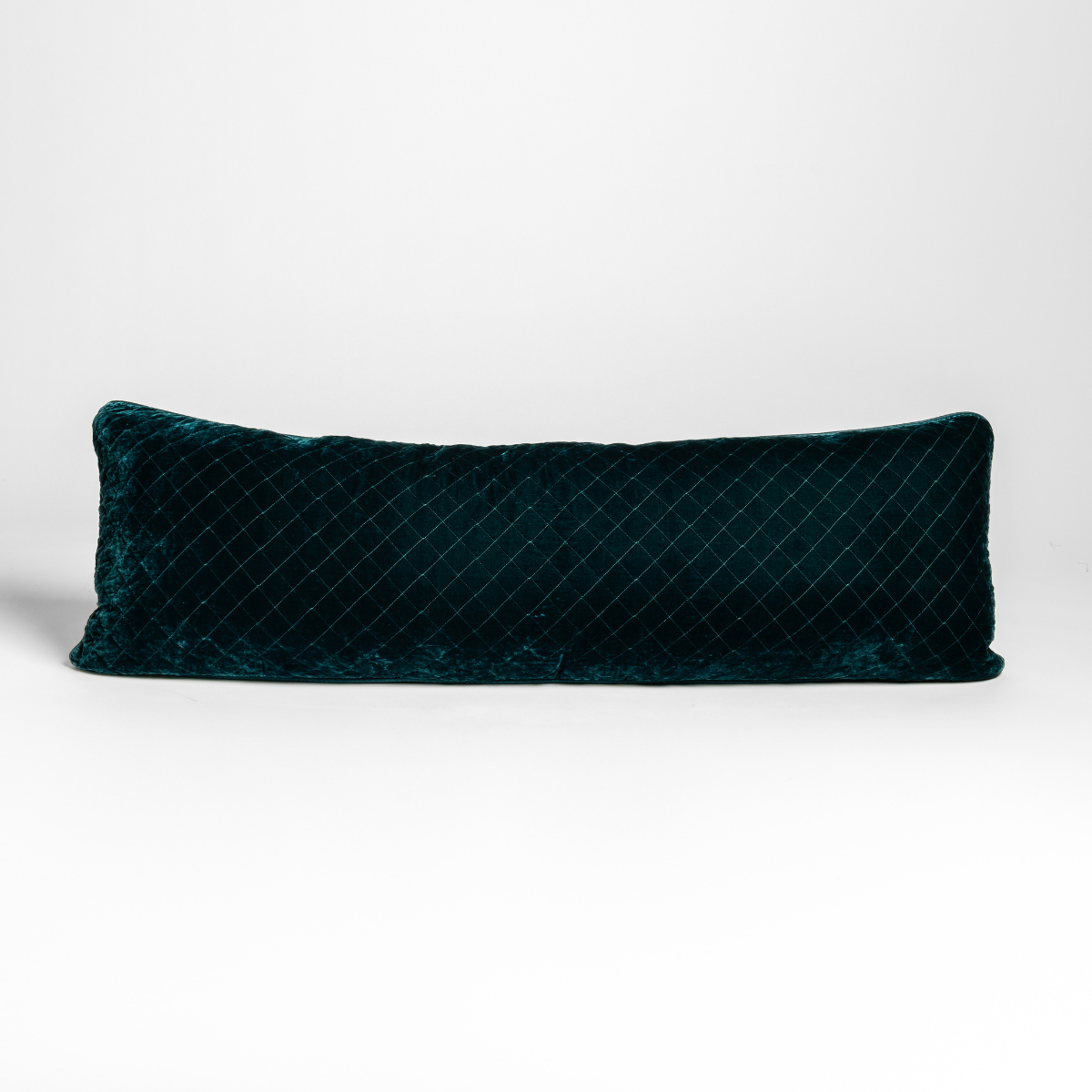 Silk Velvet Quilted Throw Pillow | Cenote