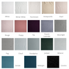 Madera Luxe Crib Sheet | a grid of Tencel™ in available colorways.