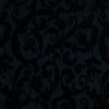 Adele Baby Blanket | Corvino | A close up of Adele fabric in Corvino, a black tone.