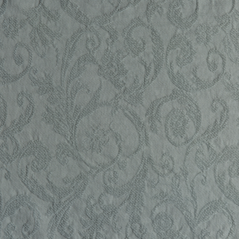 Adele Baby Blanket | Eucalyptus | A close up of Adele fabric in eucalyptus, a soft light green.