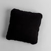 Austin Throw Pillow | Corvino | midweight linen 18x18 inch throw pillow shot from overhead against a white background.