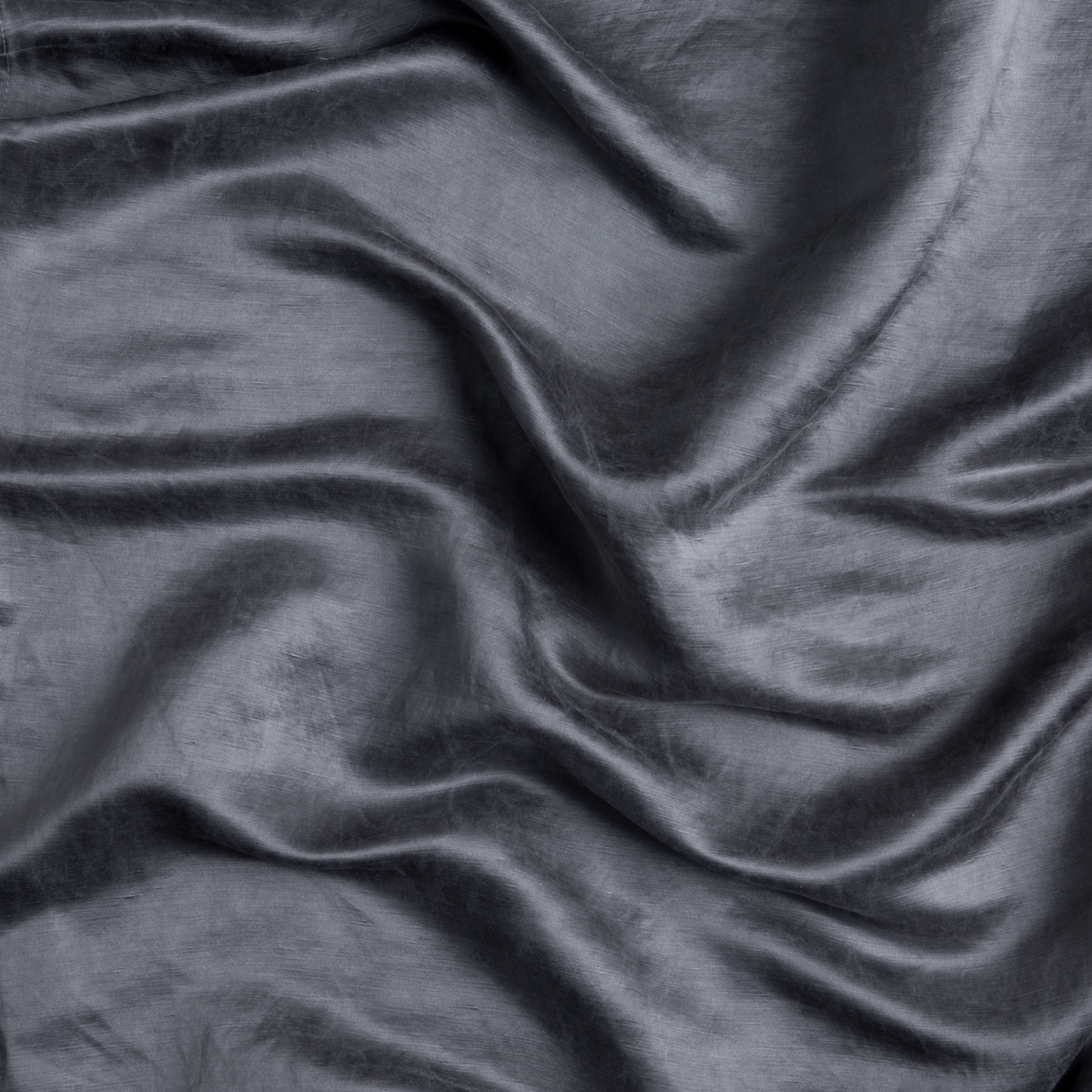 Paloma Blanket | French Lavender | a close up of charmeuse fabric in french lavender, a neutral violet tone.
