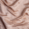 Charmeuse Swatch | Rouge | A close up of silk linen charmeuse fabric in rouge, a mid-tone blush pink.