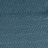 Cirillo Twin Coverlet | Cenote | A close up of quilted cotton sateen fabric in cenote, a vibrant, ocean-inspired blue-green.