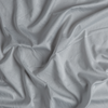 Bria Fitted Sheet | Cloud | A close up of cotton sateen fabric in cloud, a soft, subtle sky blue-grey.