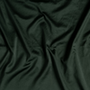 Cotton Sateen Swatch Card | Juniper | A close up of cotton sateen fabric in Juniper, a deep green tone.