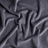 Harlow Blanket | French Lavender | a close up of cotton velvet fabric in french lavender, a neutral violet tone.
