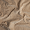 Cotton Velvet Yardage | Honeycomb | A close up of cotton velvet fabric in honeycomb, a warm golden tone.