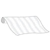 Ines Yardage with Vertical Bands | a simple line drawing of a roll of fabric.