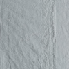 Ines Yardage with Vertical Bands | Cloud | A close up of embroidered midweight linen fabric in cloud, a soft, subtle sky blue-grey.