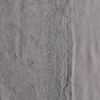 Ines Yardage with Bands at Selvage | Moonlight | A close up of embroidered midweight linen fabric in moonlight, a saturated, cool, mid-dark grey tone.