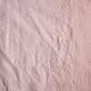 Ines Swatch | Rouge | A close up of embroidered midweight linen fabric in rouge, a mid-tone blush pink.