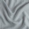 Linen Twin Duvet Cover | Cloud | A close up of linen fabric in cloud, a soft, subtle sky blue-grey.