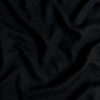 Linen Twin Duvet Cover | Corvino | A close up of linen fabric in Corvino, a black tone.