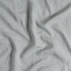 Linen Twin Duvet Cover | Mineral | A close up of linen fabric in mineral, a soothing seafoam blue with subtle grey-green undertones.