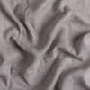 Linen Whisper Sham | Moonlight | A close up of linen whisper fabric in moonlight, a saturated, cool, mid-dark grey tone.