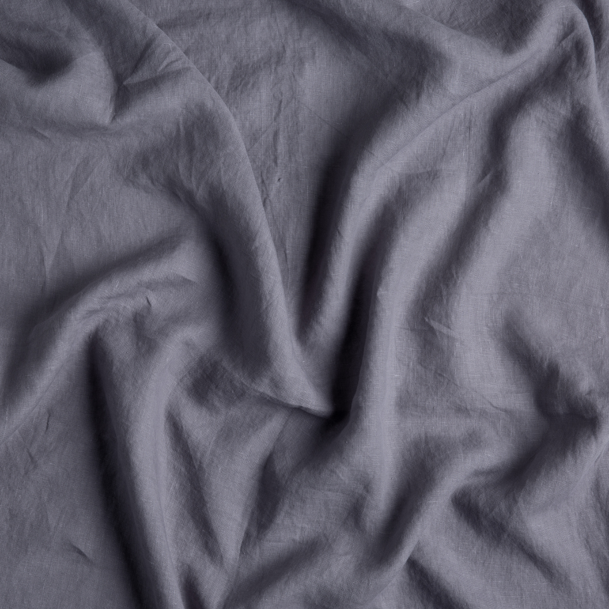Signature Linen Swatch Card | French Lavender | a close up of linen fabric in french lavender, a neutral violet tone.