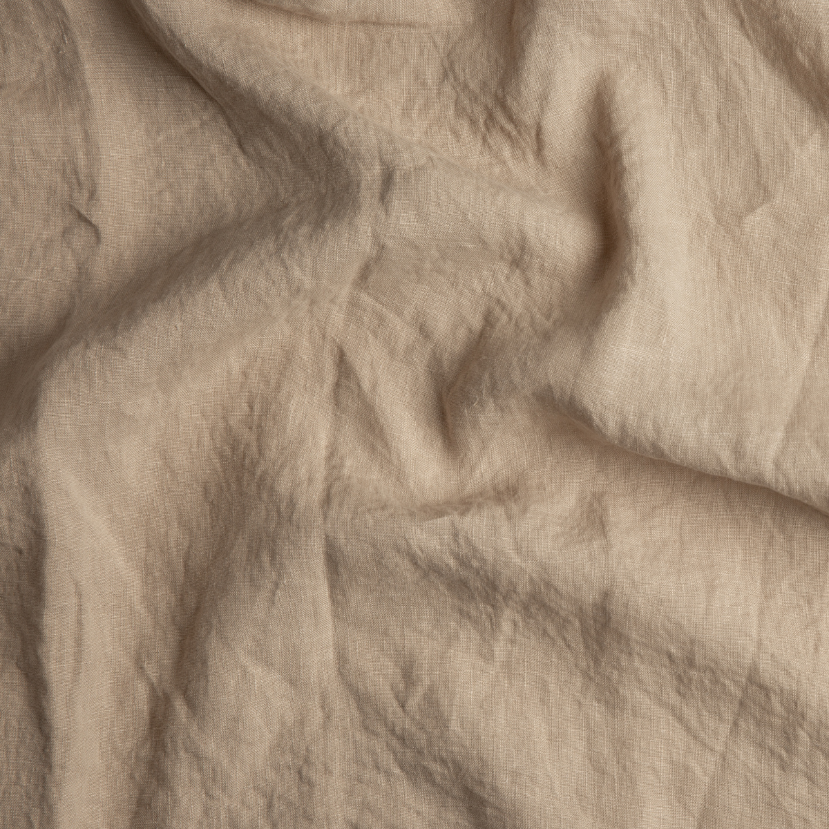Signature Linen Swatch Card | Honeycomb | A close up of linen fabric in honeycomb, a warm golden tone.