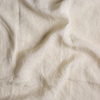 Linen Yardage | Parchment | A close up of linen fabric in parchment, a warm, antiqued cream.