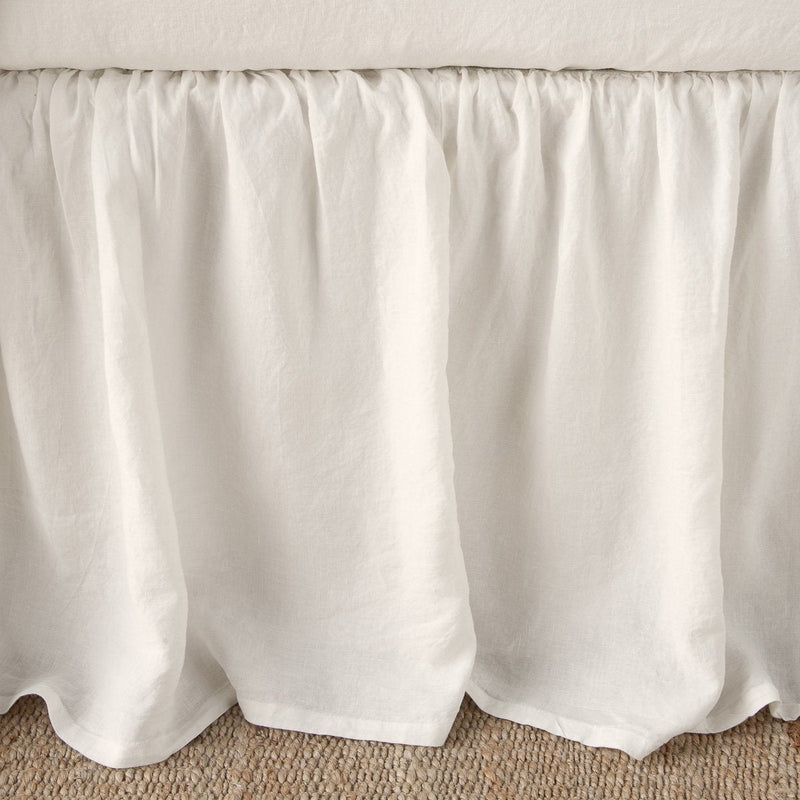 Linen Twin Bed Skirt – Bella Notte Linens