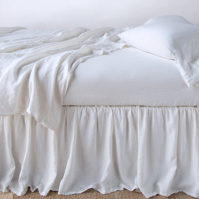 Linen Twin Bed Skirt