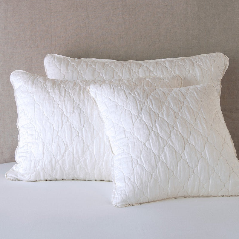 Quilted standard sale pillow shams