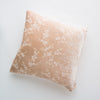 Lynette Throw Pillow | Pearl | pillow against a plain background - overhead view.