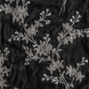 Lynette Sham | Fog | A close up of embroidered silk velvet fabric in fog, a neutral-warm, soft mid-tone grey.