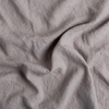 Austin Bed Skirt | Moonlight | A close up of midweight linen fabric in moonlight, a saturated, cool, mid-dark grey tone.