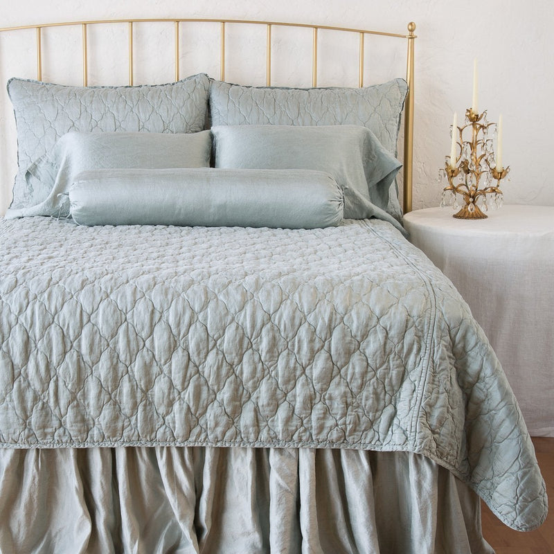 Paloma with Mattine Lace Pillowcase - Eucalyptus - King main image 1