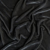 Carmen Baby Blanket | Fog | A close up of silk velvet fabric in fog, a neutral-warm, soft mid-tone grey.