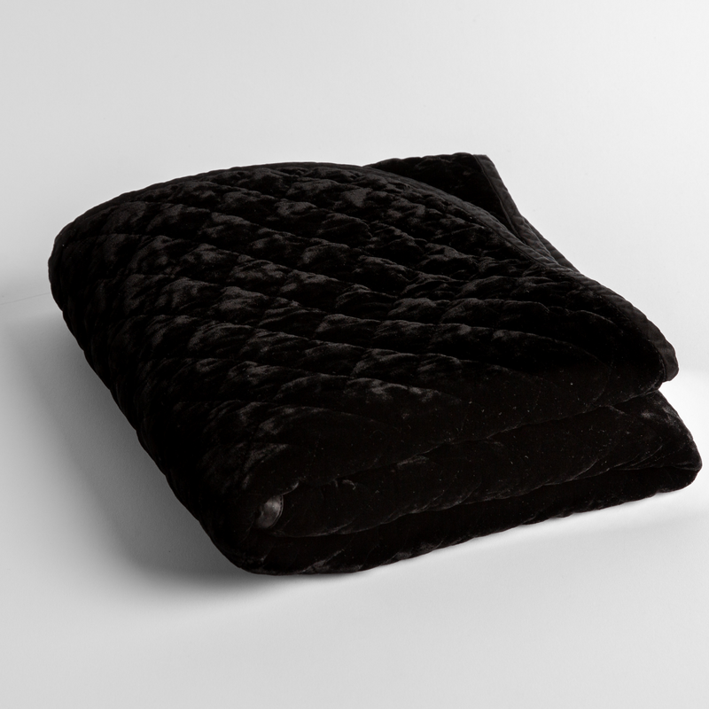 Black new arrivals crib blanket