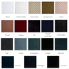 Silk Velvet Quilted Swatch | a grid of quilted silk velvet in available colorways.