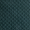 Silk Velvet Quilted Yardage | Eucalyptus | A close up of quilted silk velvet fabric in eucalyptus, a soft light green.