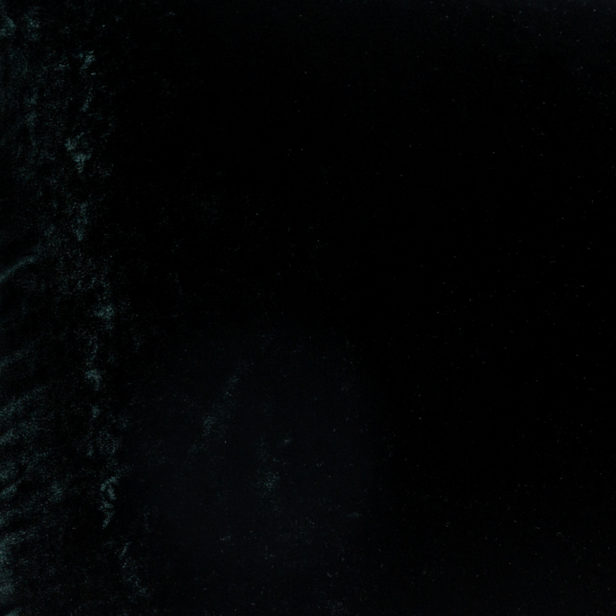 Carmen Blanket | Juniper | A close up of silk velvet fabric in Juniper, a deep green tone.